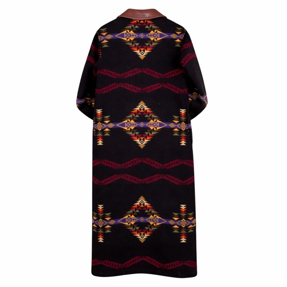 Pendleton Rimrock Jacquard Coat | Stepped Arrow Western Wool | Women’s M - Picture 2 of 10